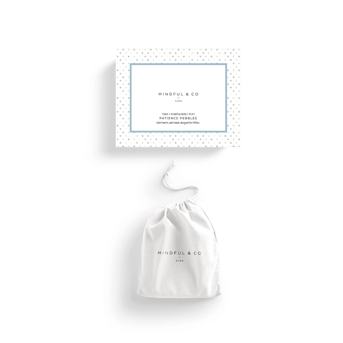 Mindful and Co Kids Patience Pebbles - Seafoam