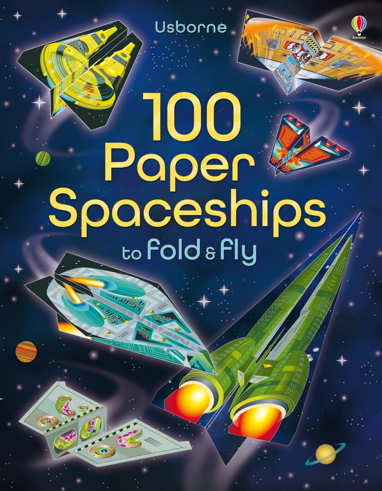 Usborne 100 Paper Spaceships to Fold and Fly