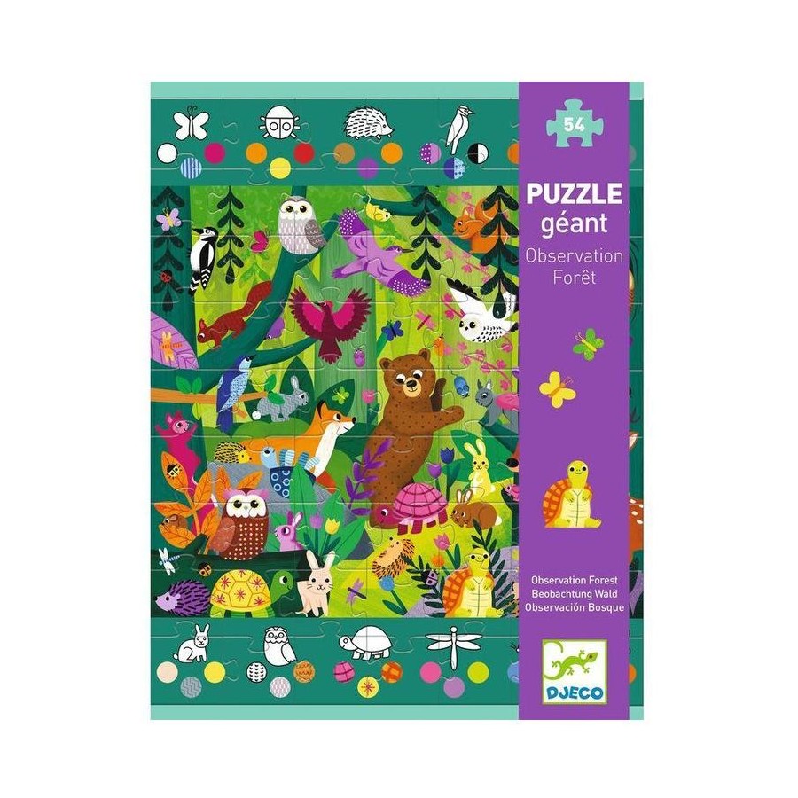 Djeco Giant Jigsaw Puzzle Observation Forest 54 pc