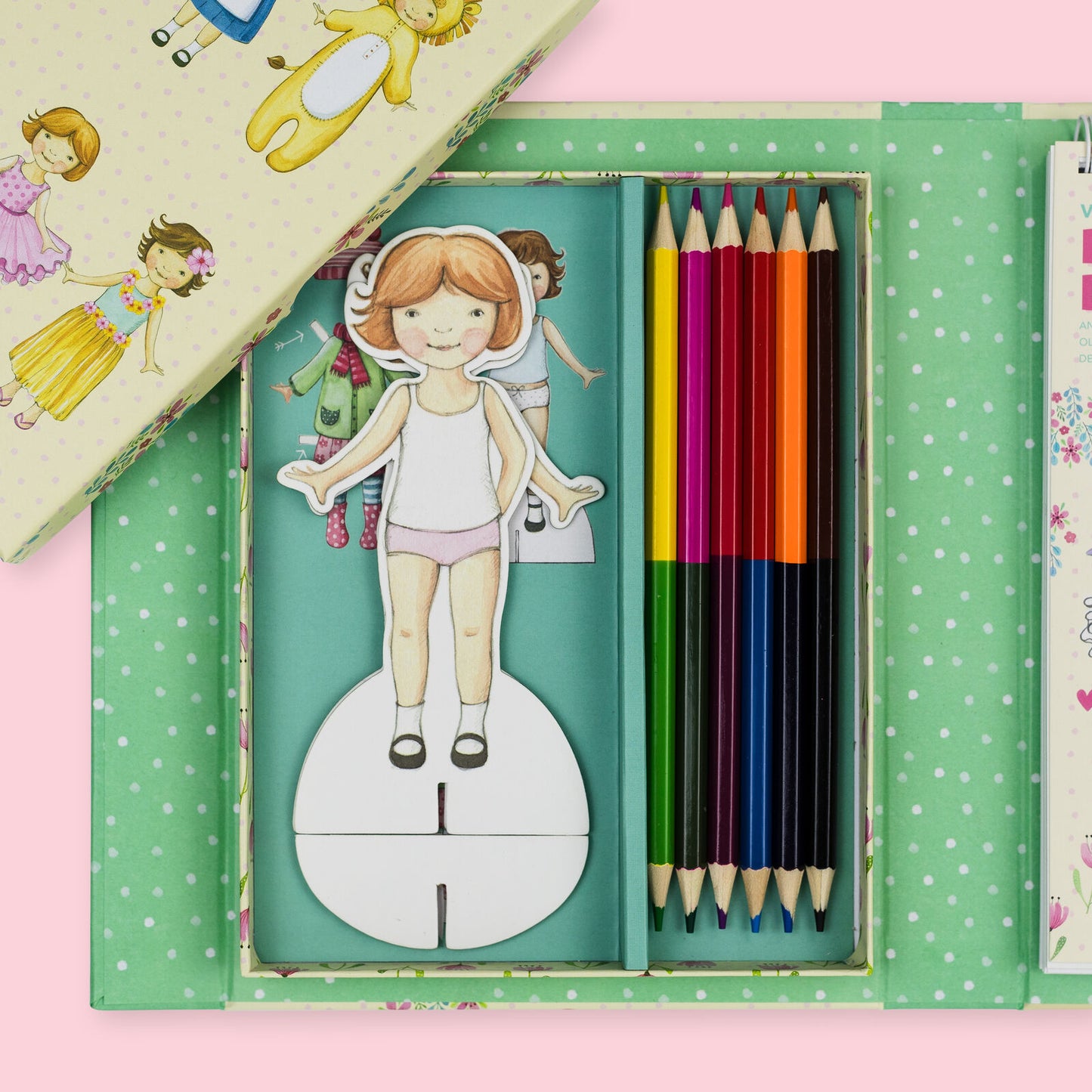 Tiger Tribe Paper Dolls Kit - Vintage