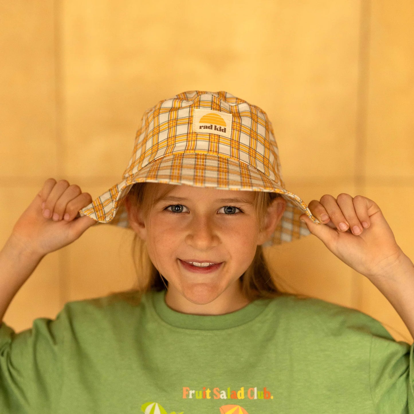 Banabae Rad Kid Checkered Bucket Hat
