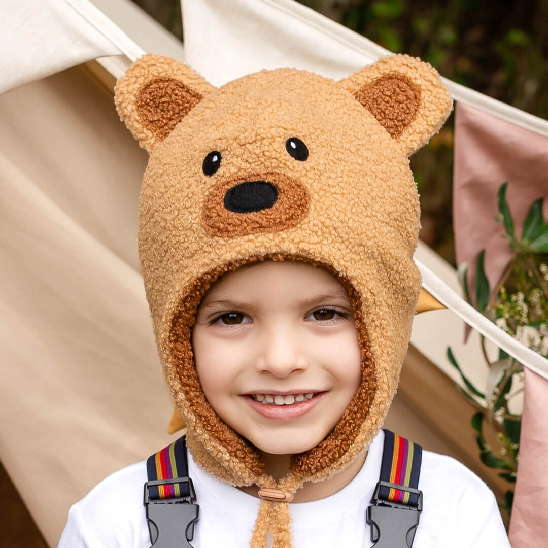 Bedhead Teddy Snuggle Winter Beanie - Brown
