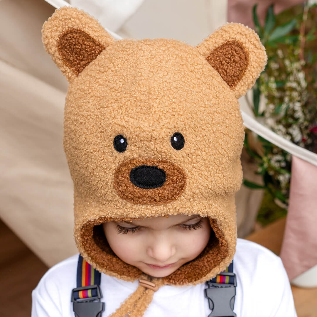 Bedhead Teddy Snuggle Winter Beanie - Brown