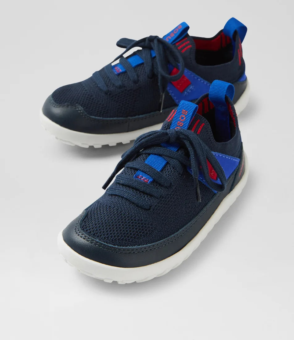 Bobux I Walk Meta Toddler Leather Sneakers - Navy