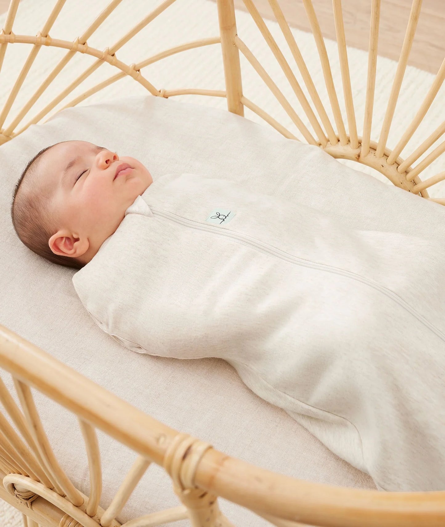 ErgoPouch - Cocoon Swaddle Bag 0.2 TOG Oatmeal Marle