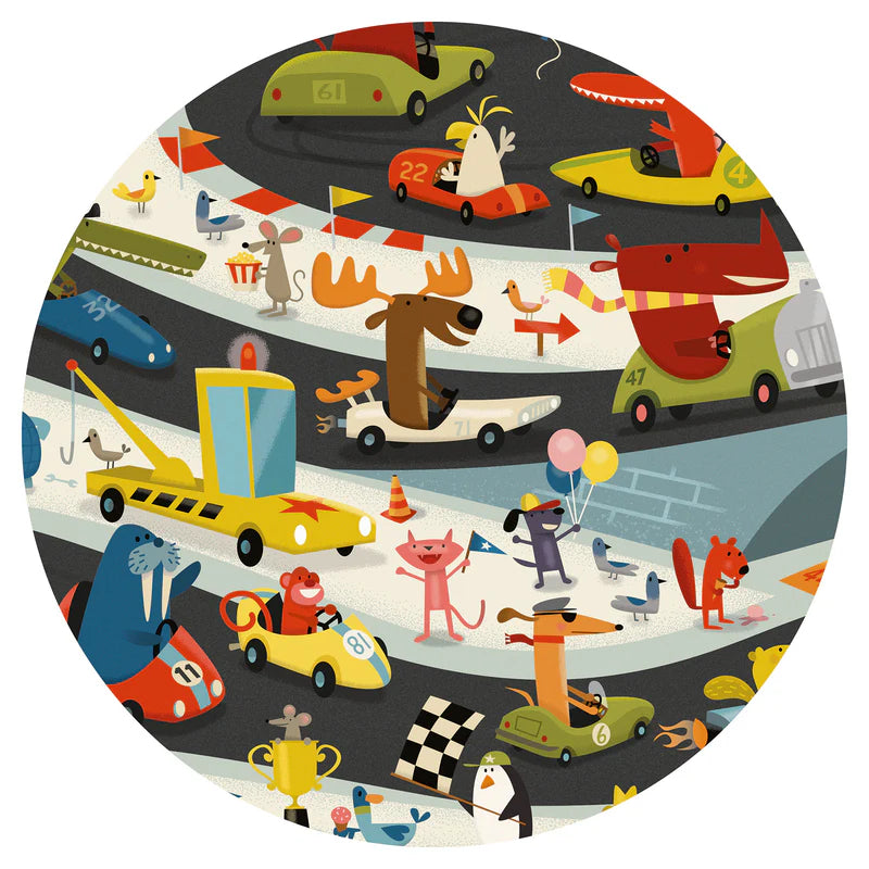 Djeco Car Rally Observation Puzzle 54pc