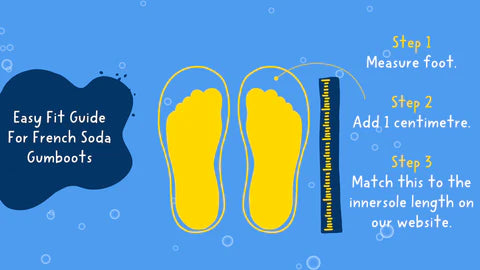 French Soda Gumboots - Yellow