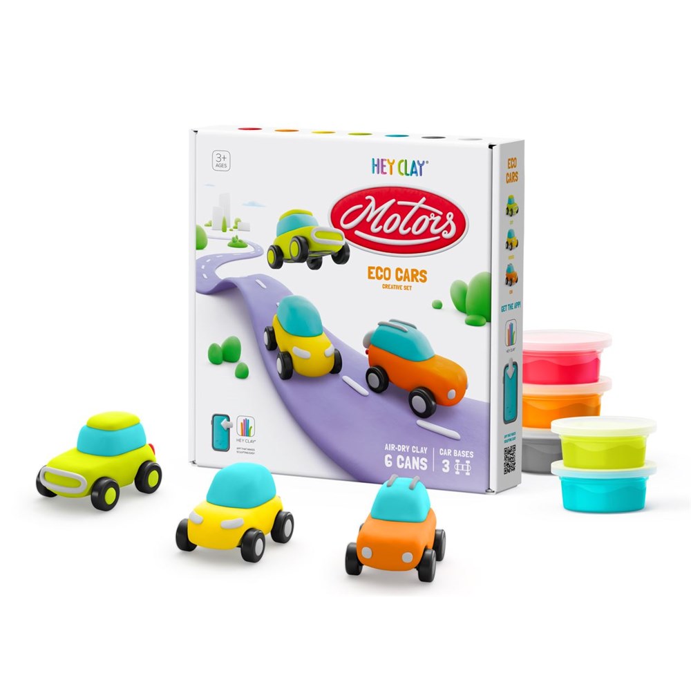 Hey Clay Eco Cars Set