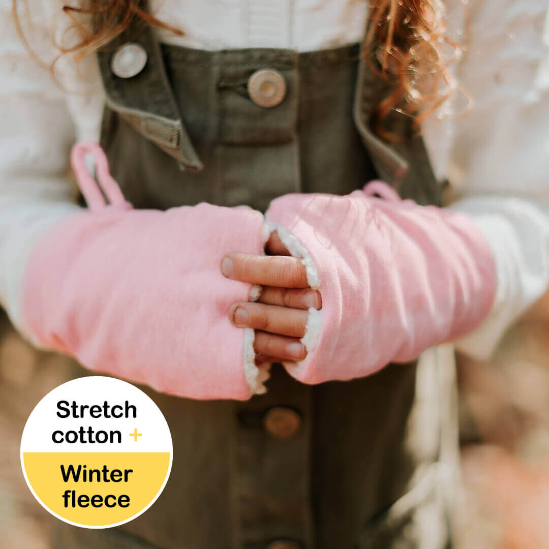 Bedhead Fleecy Fingerless Kids Winter Mittens