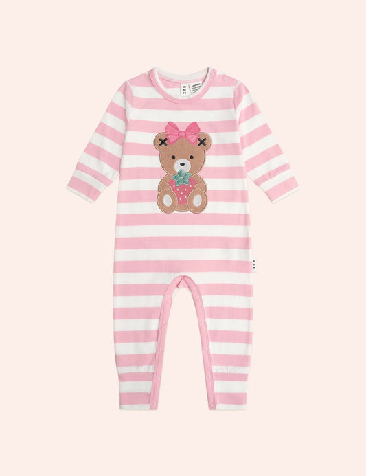 Huxbaby Strawberry Stripe Romper