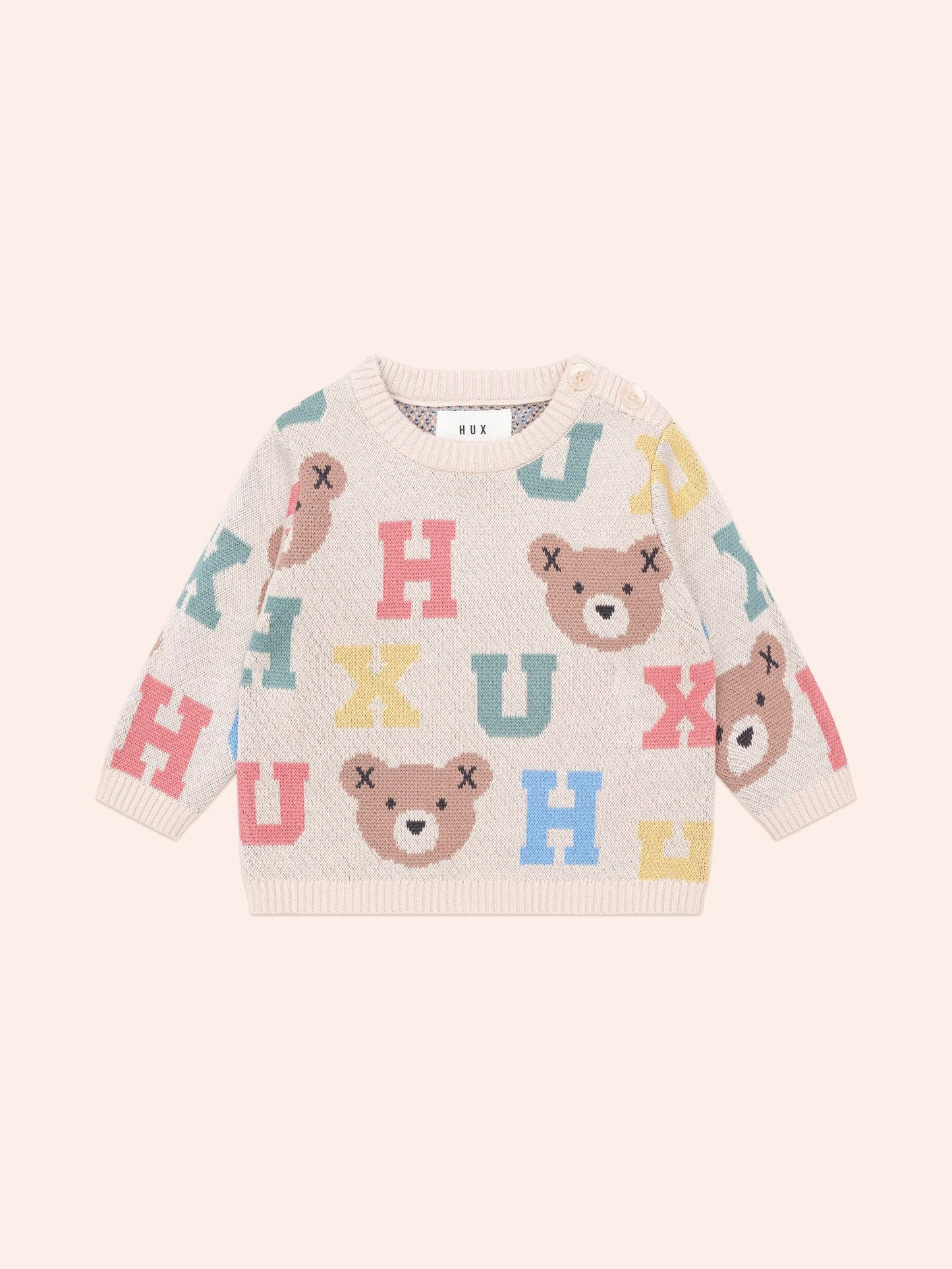 Huxbaby Alphabet Knit Jumper