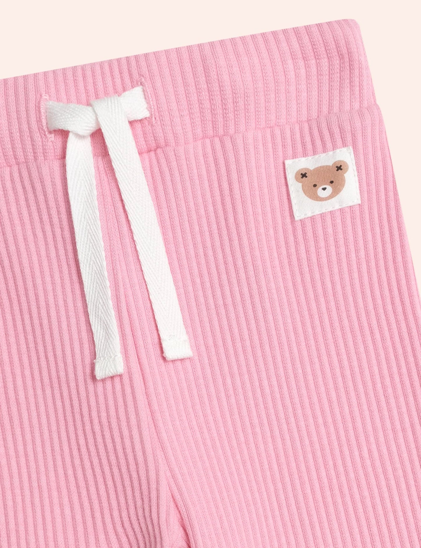 Huxbaby Pink Rib Leggings