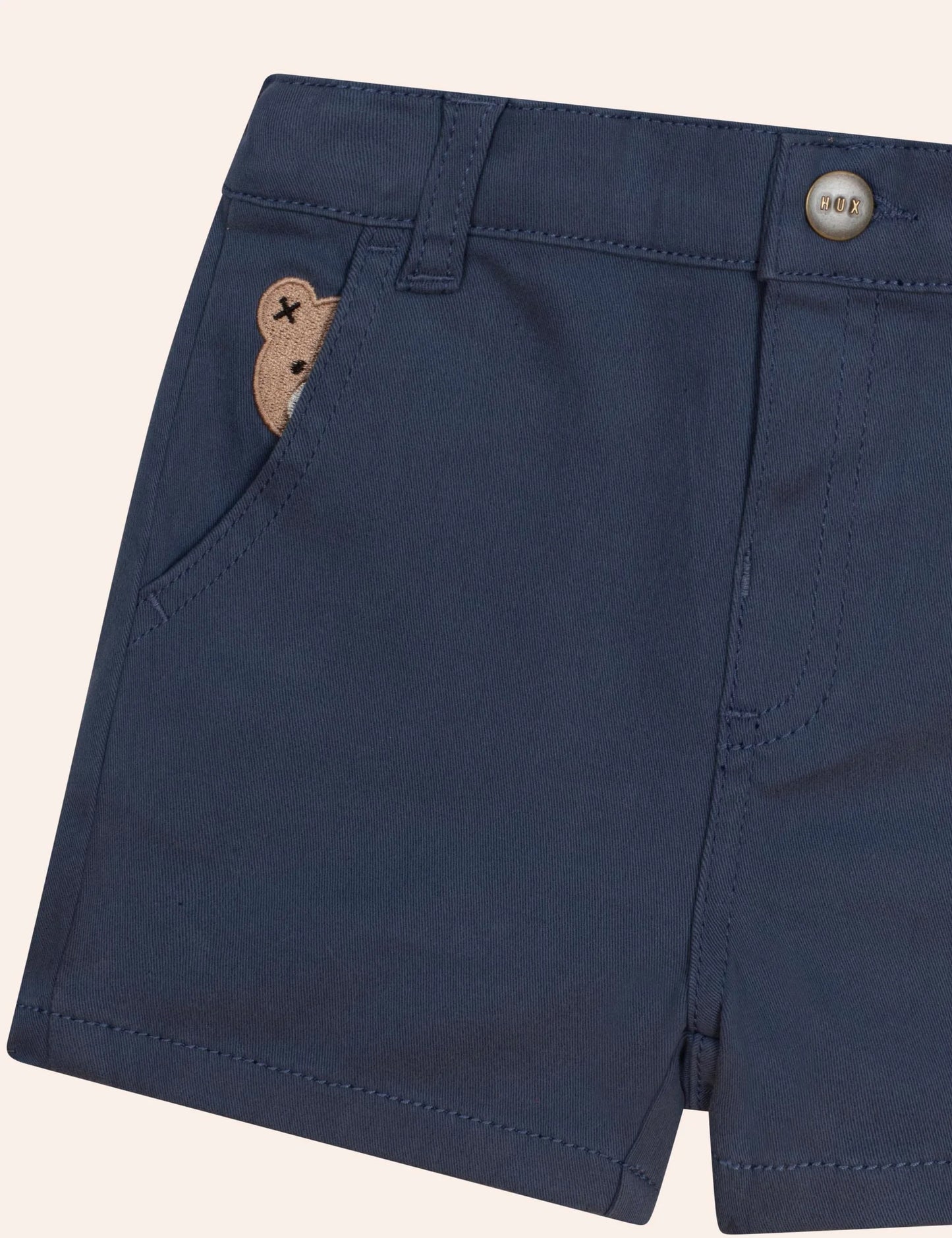 Huxbaby In the Navy Huxbear Chino Shorts