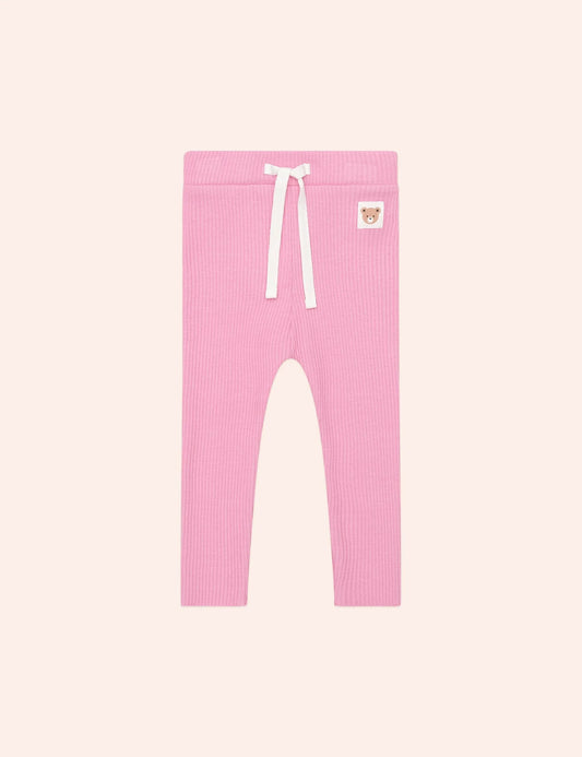 Huxbaby Pink Rib Leggings
