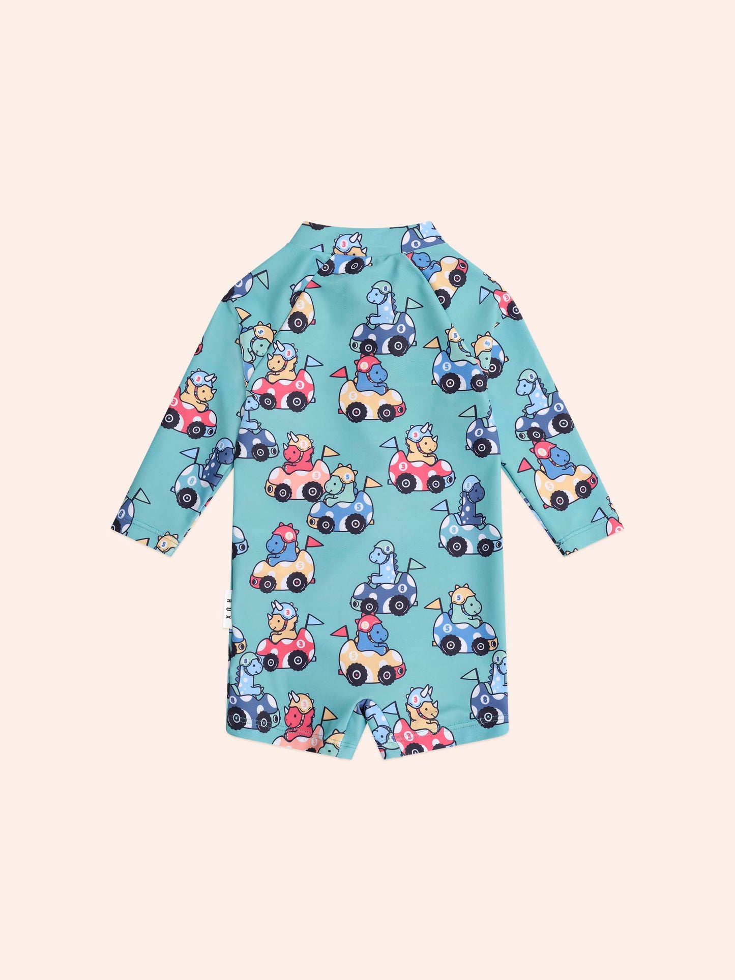 Huxbaby Racer Dino Swimsuit Shortie