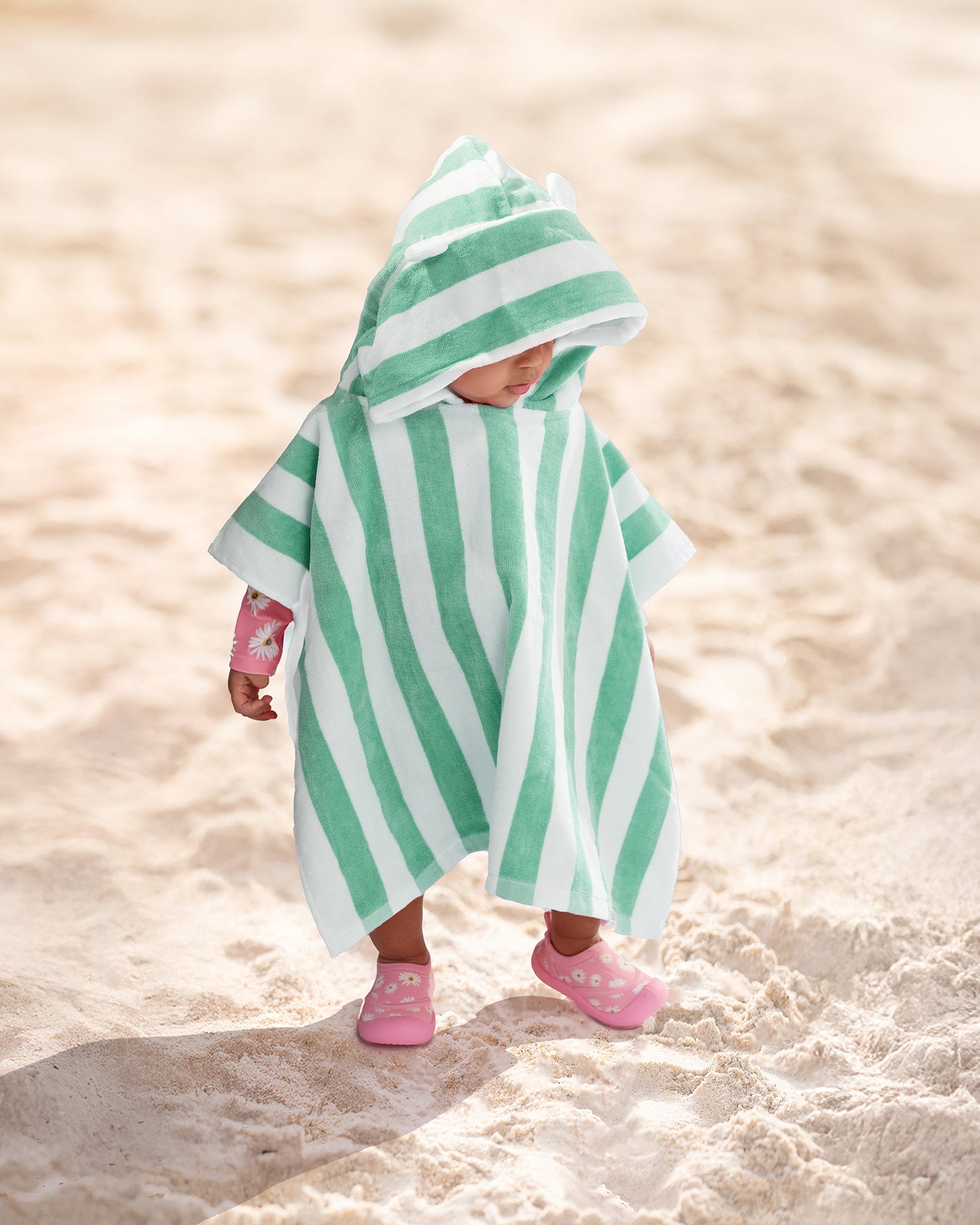 Toshi Hooded Towel Beachcomber Seagrass