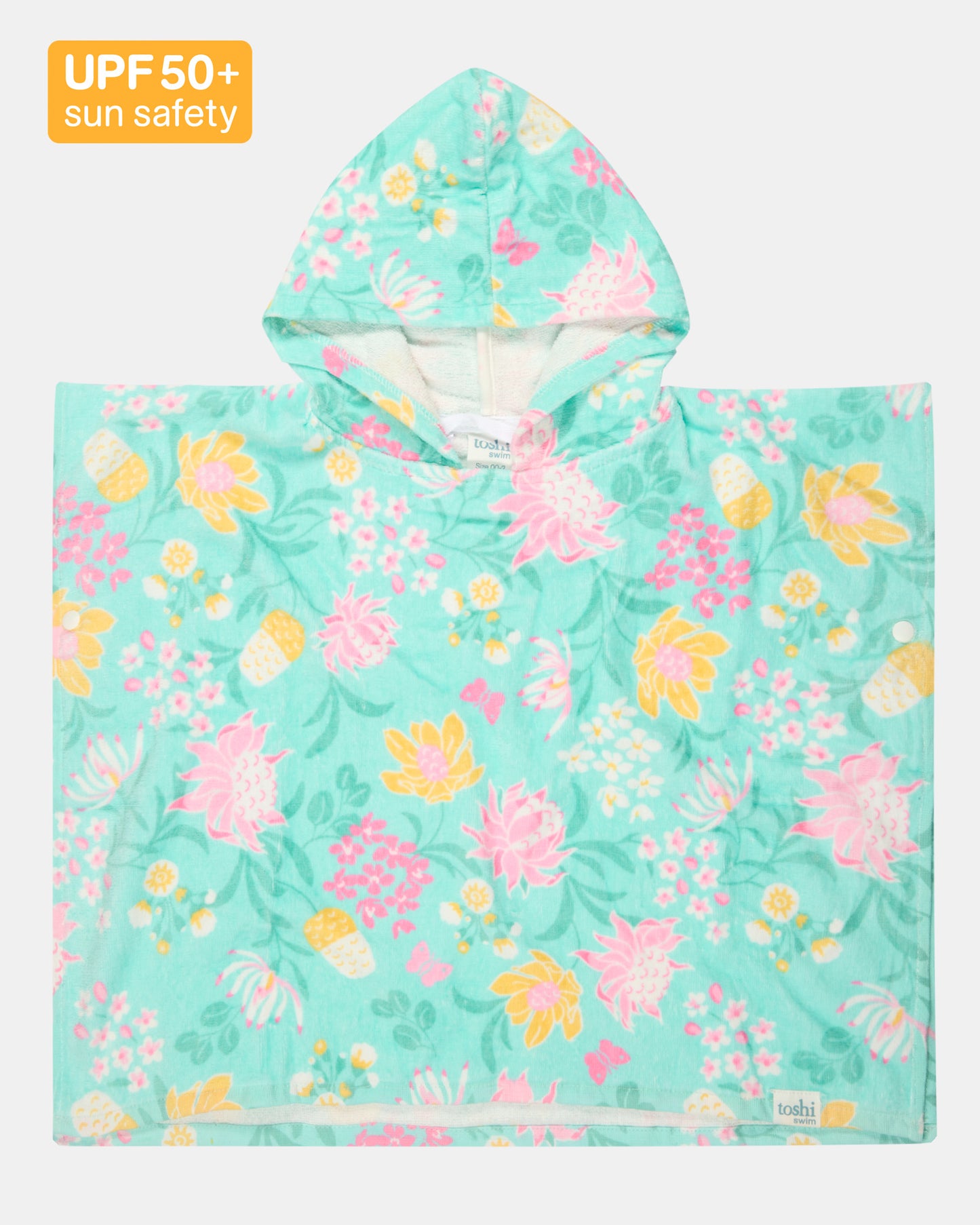 Toshi Hooded Towel Paradise Waratah Mint