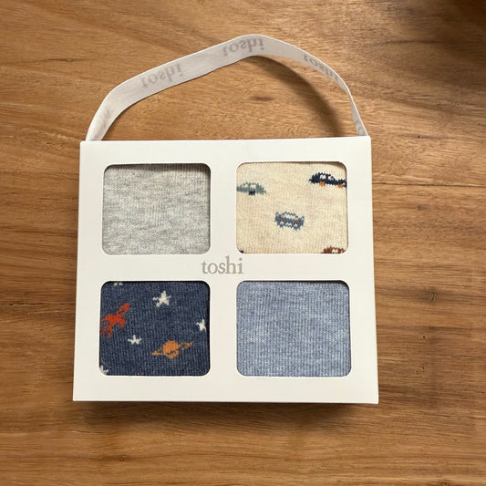 Toshi Organic Socks Gift Box Ankle - assorted