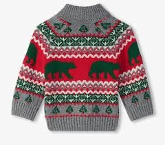 Hatley Knit Bear Shawl Collar Cardigan