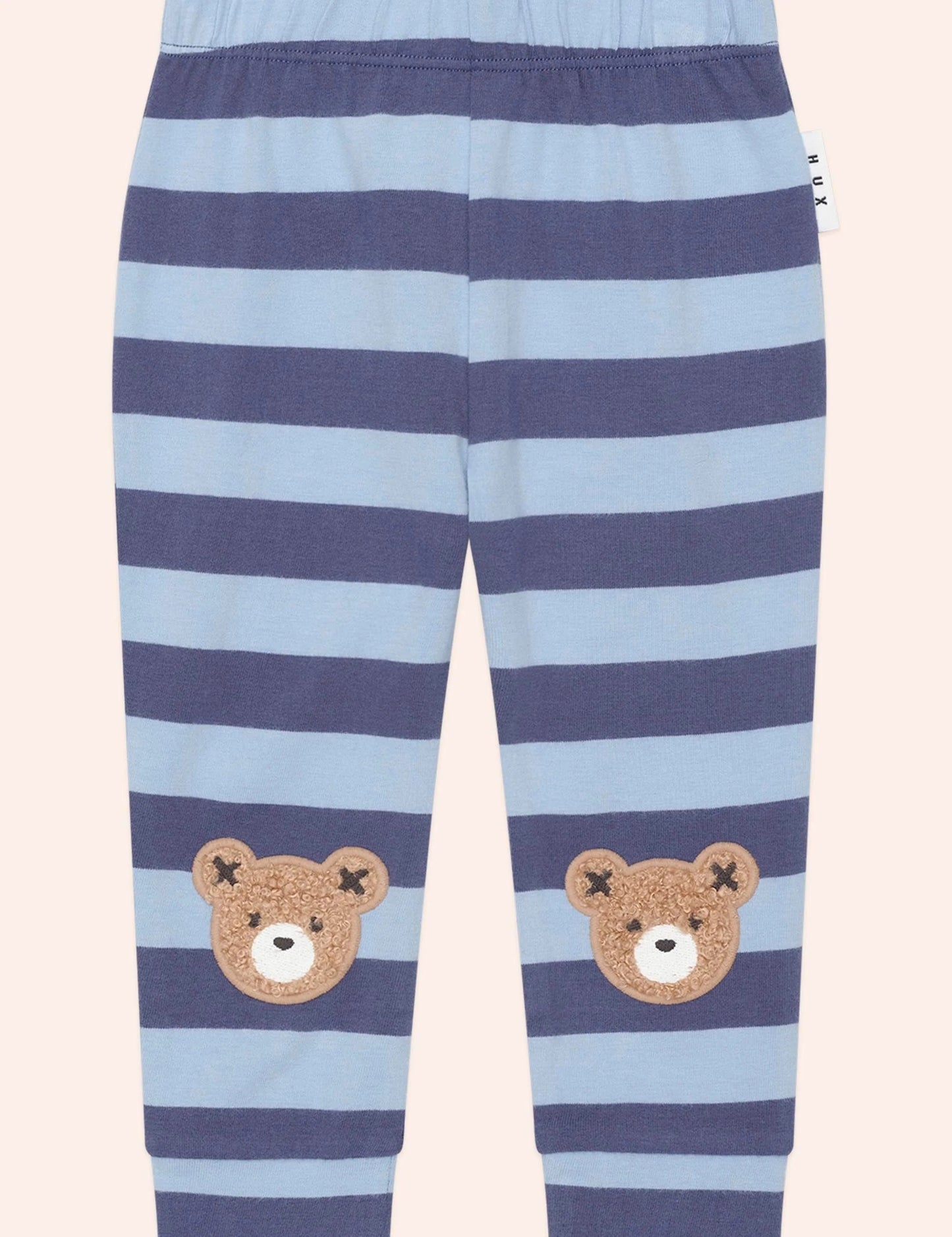 Huxbaby Furry Hux Bear Blue Stripe Legging