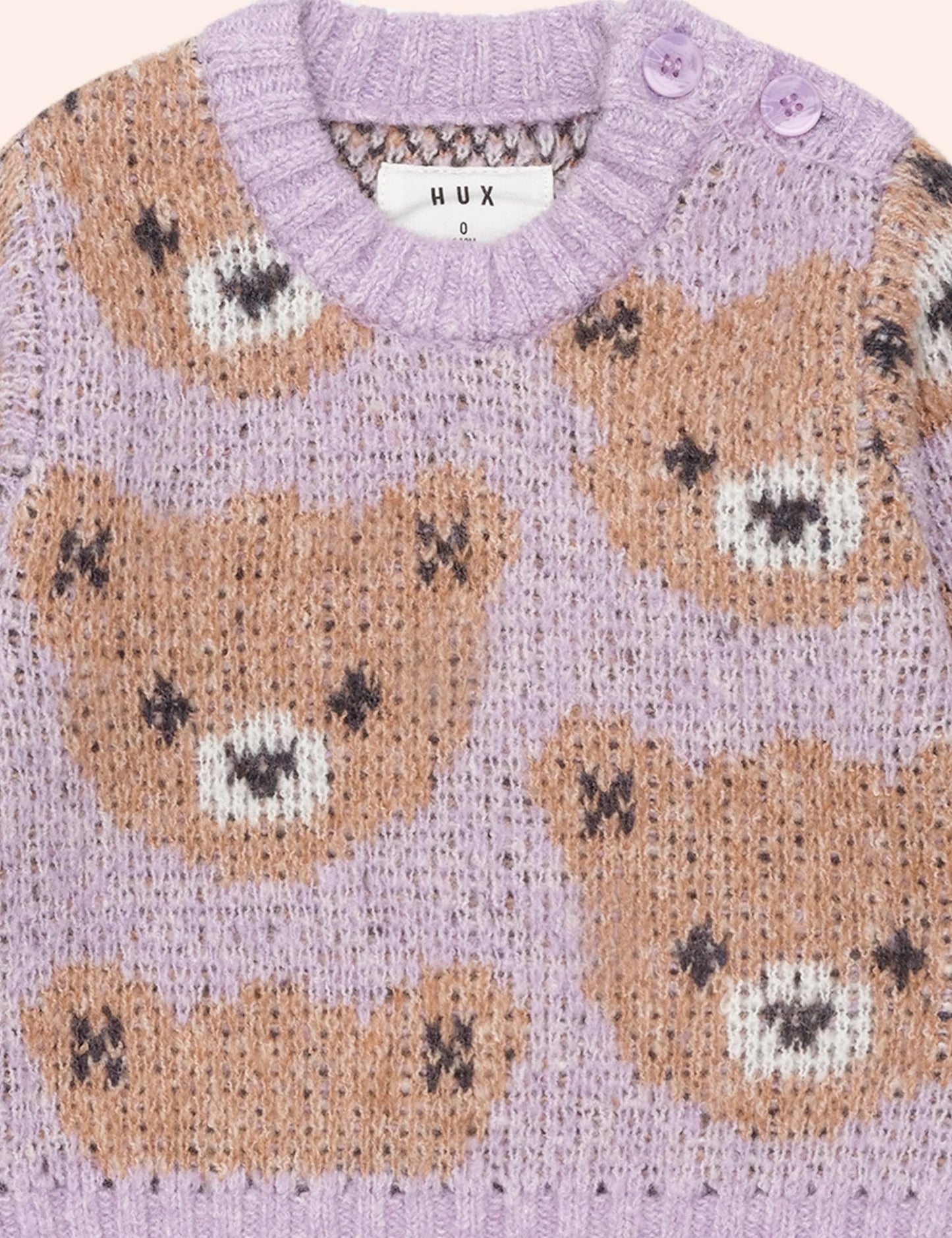 Huxbaby Orchid Huxbear Knit Jumper