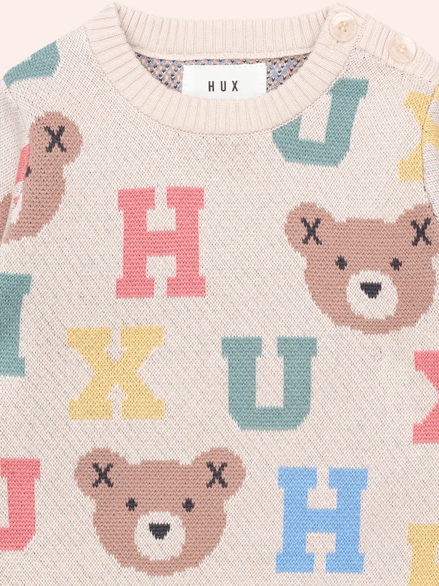 Huxbaby Alphabet Knit Jumper