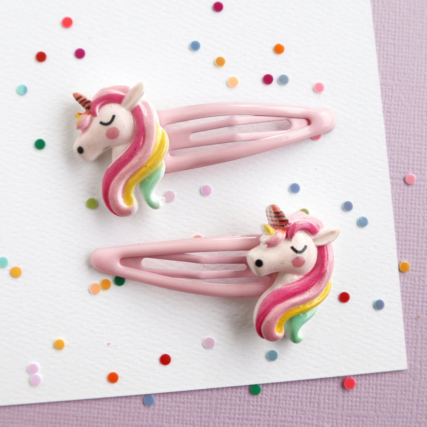 Mon Coco Unicorn Shimmer Clip Set