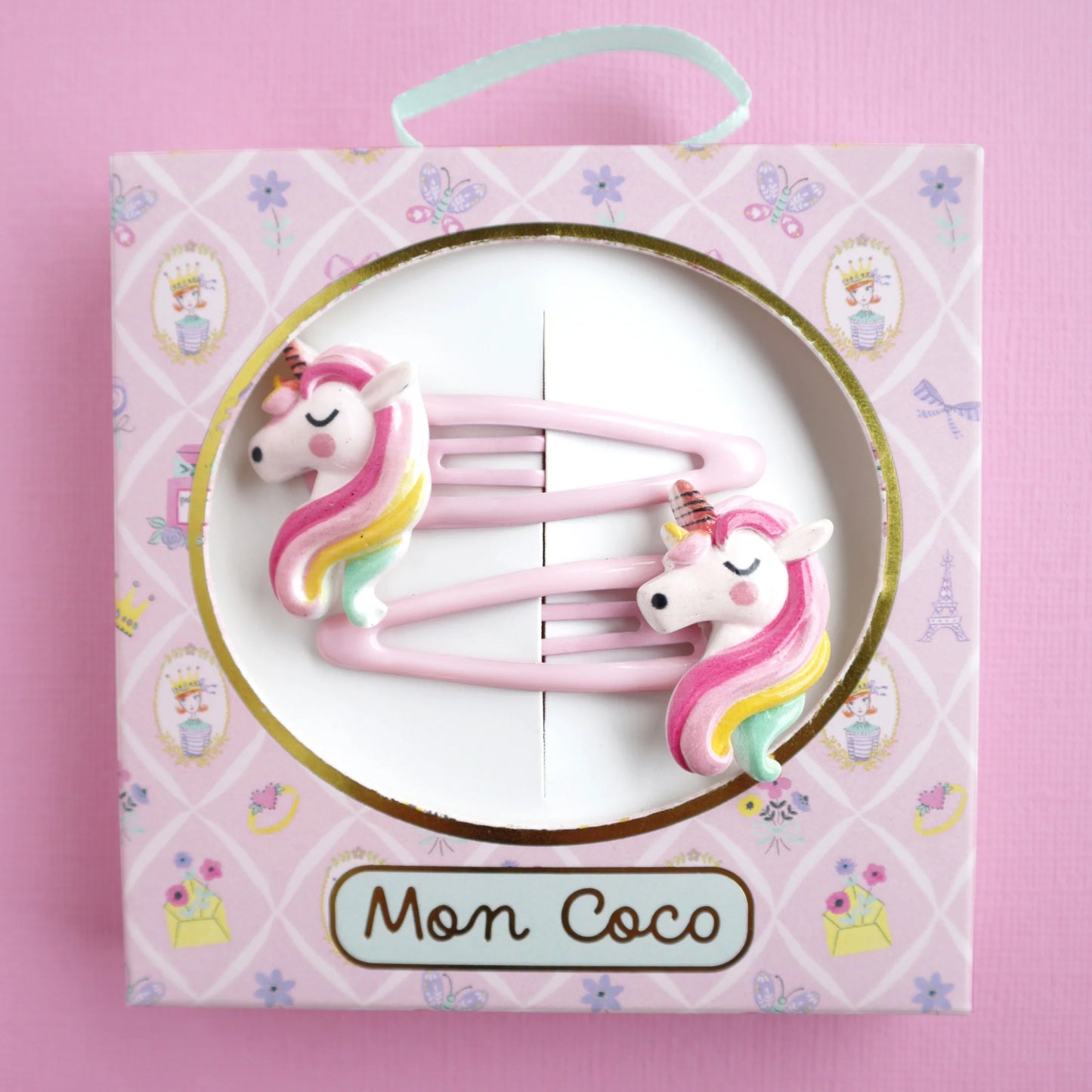 Mon Coco Unicorn Shimmer Clip Set