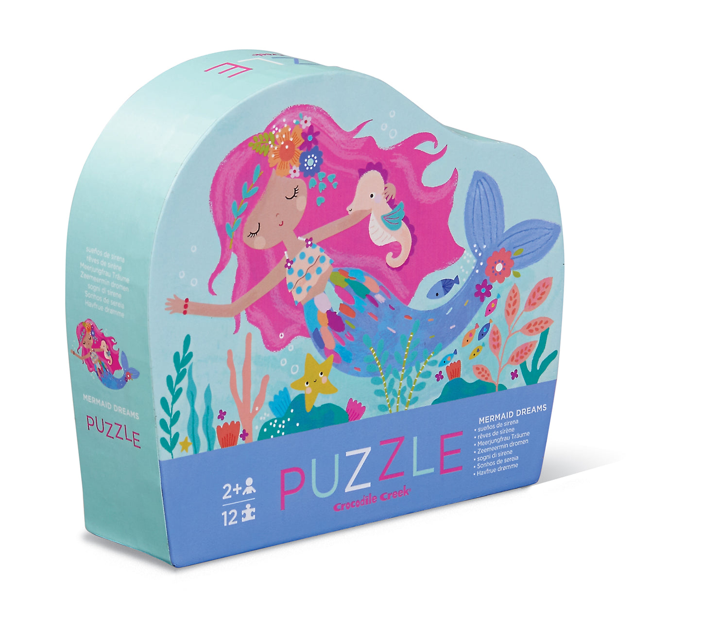 Crocodile Creek 12 pc Mini Puzzle Mermaid Dreams