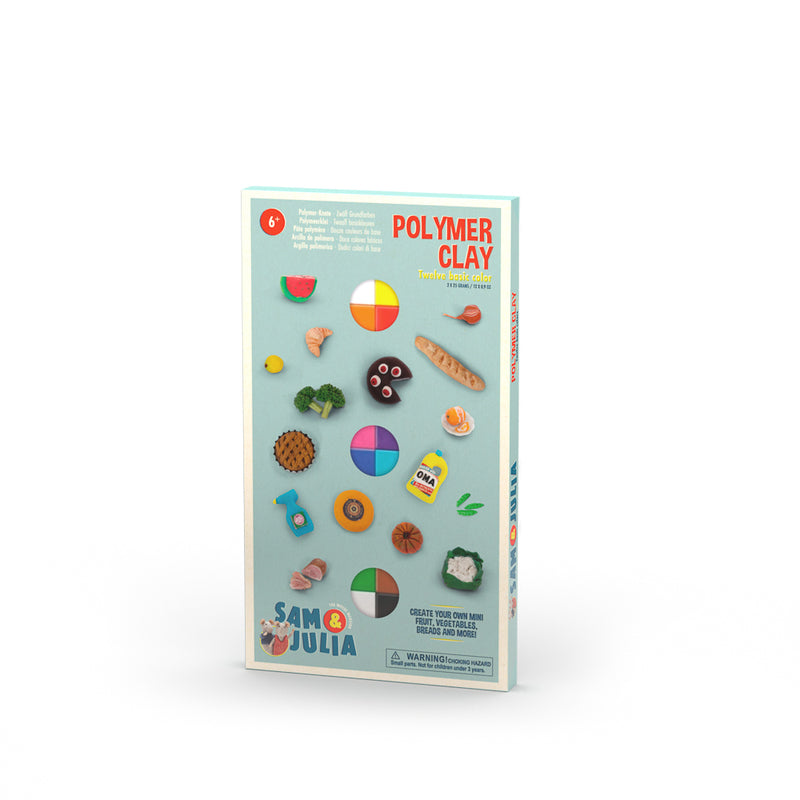 Sam and Julia Polymer Clay Set 12 colours