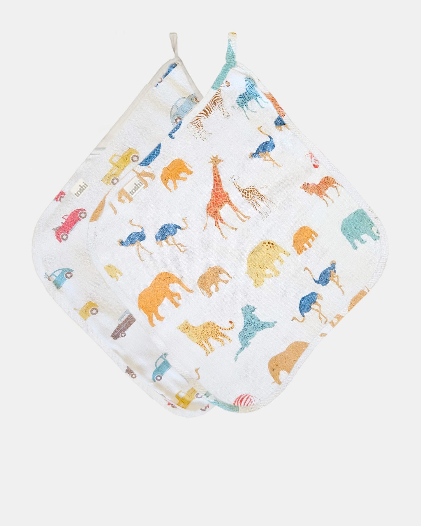 Toshi Baby Washcloth Muslin-2pcs Congo Dawn