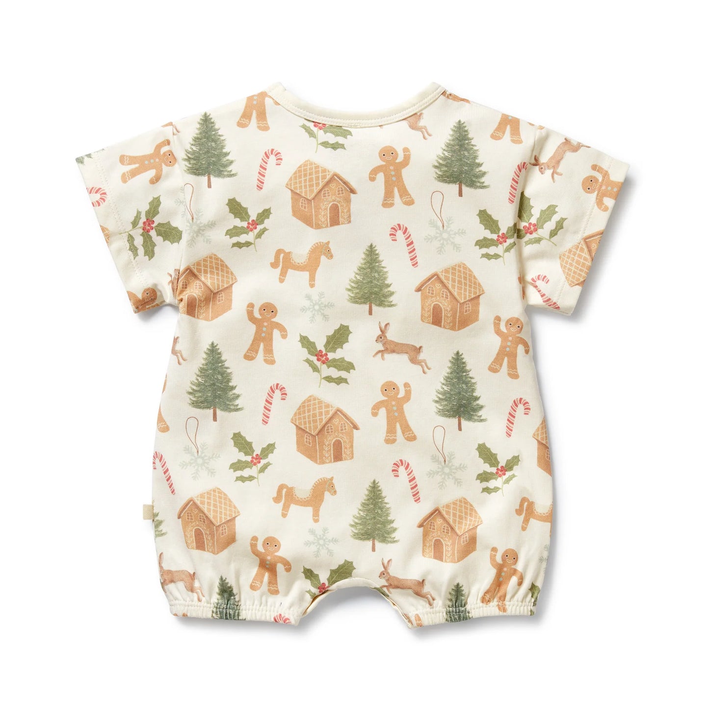 Wilson & Frenchy Holly Jolly Magic Organic Growsuit