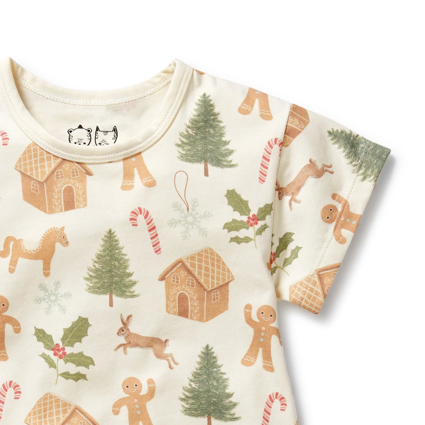 Wilson & Frenchy Holly Jolly Magic Organic Growsuit