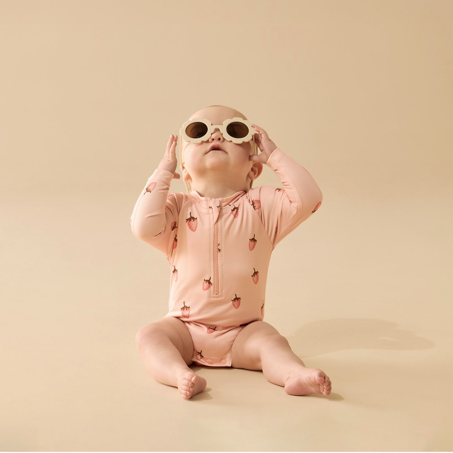 Wilson & Frenchy Strawberry Kisses Long Sleeved Swimsuit