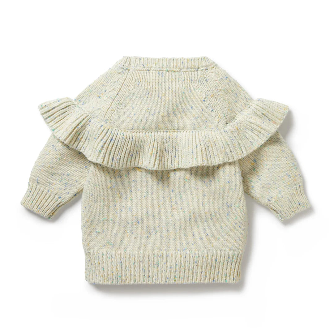 Wilson and Frenchy Dew Fleck Ruffle Jumper
