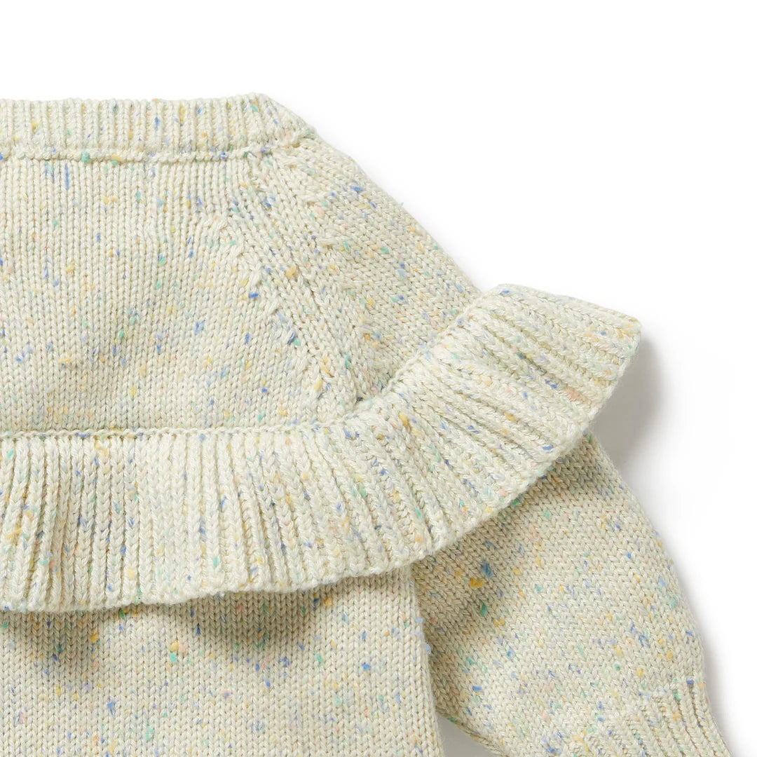 Wilson and Frenchy Dew Fleck Ruffle Jumper