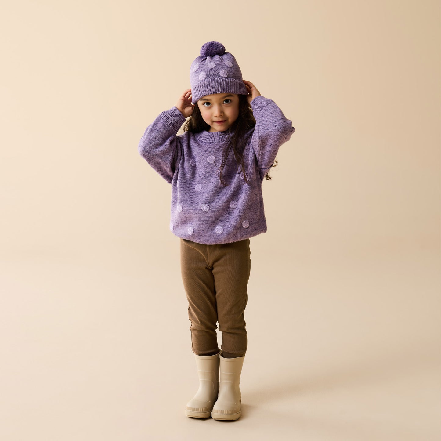 Wilson and Frenchy Mulberry Organic Knitted Bauble Jumper