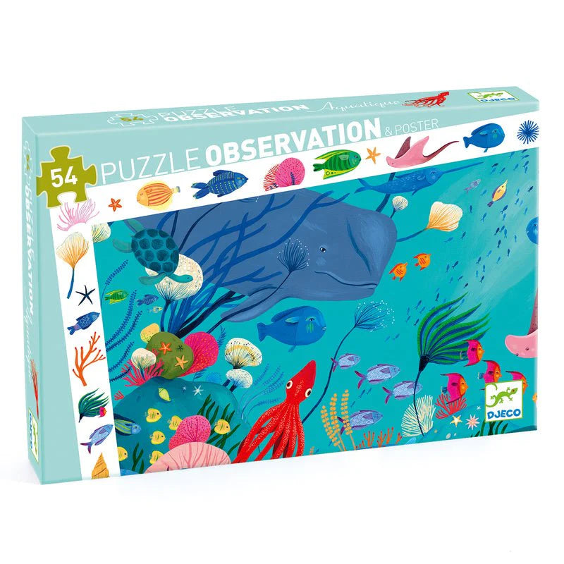 Djeco Aquatic Observation Puzzle 54pc