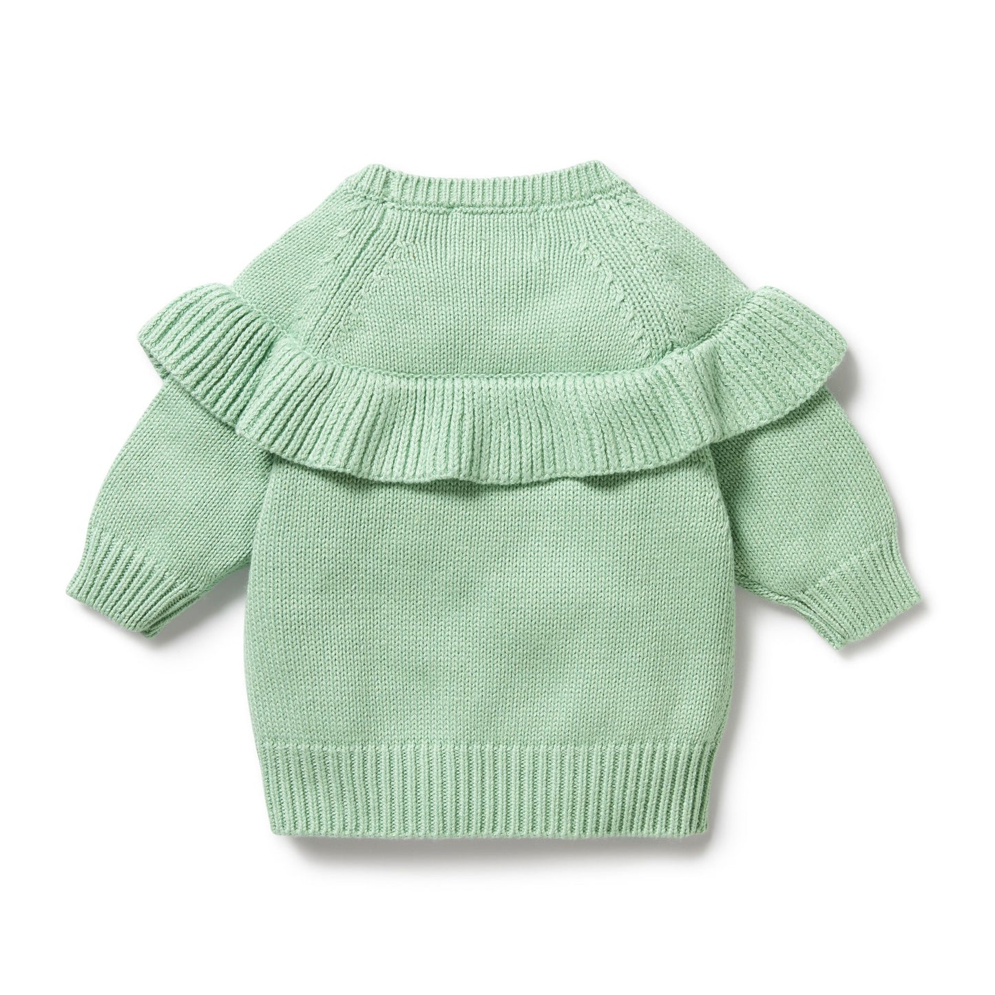 Wilson and Frenchy Mint Ruffle Jumper