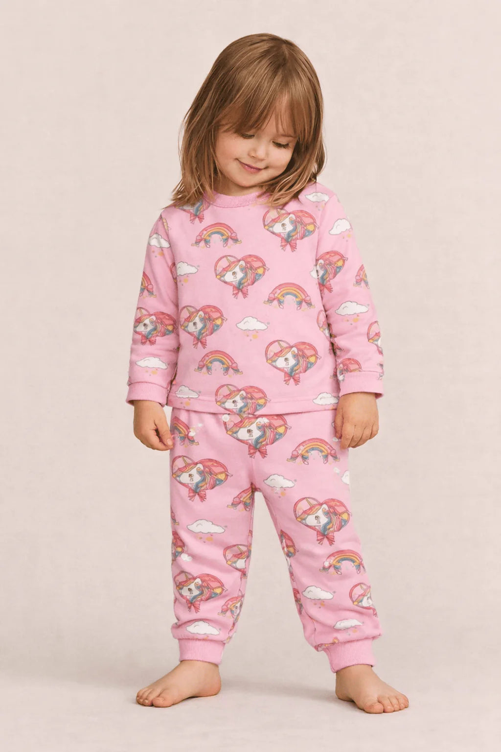 Huxbaby Whimsical Unicorn PJ Set