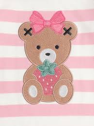 Huxbaby Strawberry Stripe Romper