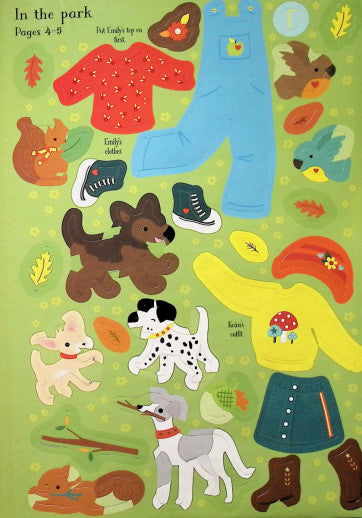 Usborne Little Sticker Dolly Dressing Puppies