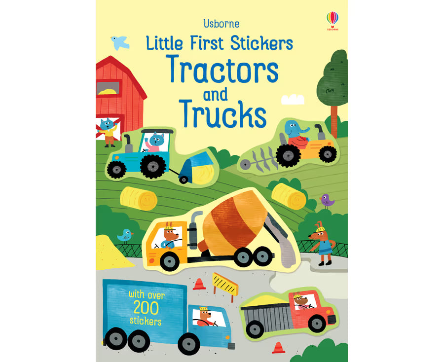 Usborne Little First Stickers Tractors and Trucks