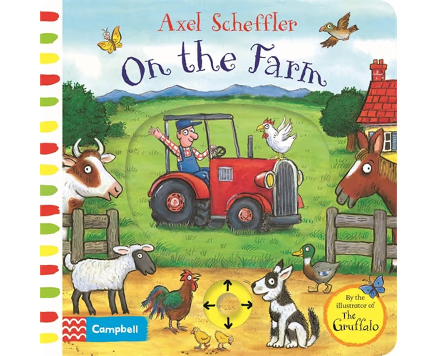 On the Farm A Push, Pull, Slide Book - Axel Scheffler