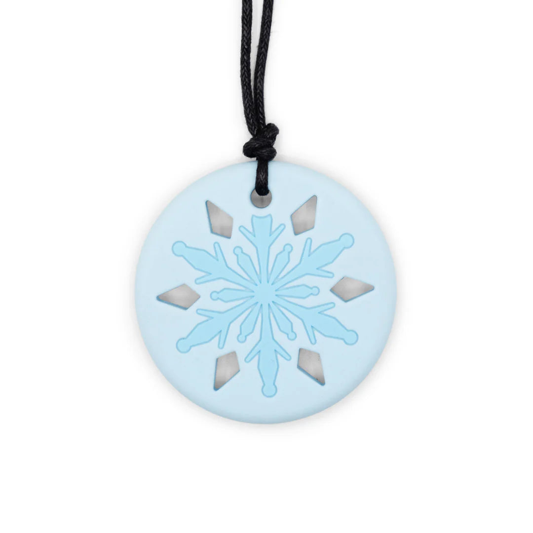 Jellyston Designs Snowflake Silicone Chew Pendant