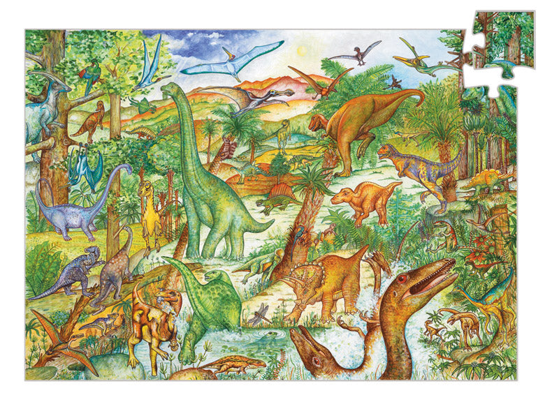 Dinosaurs Observation Puzzle 100