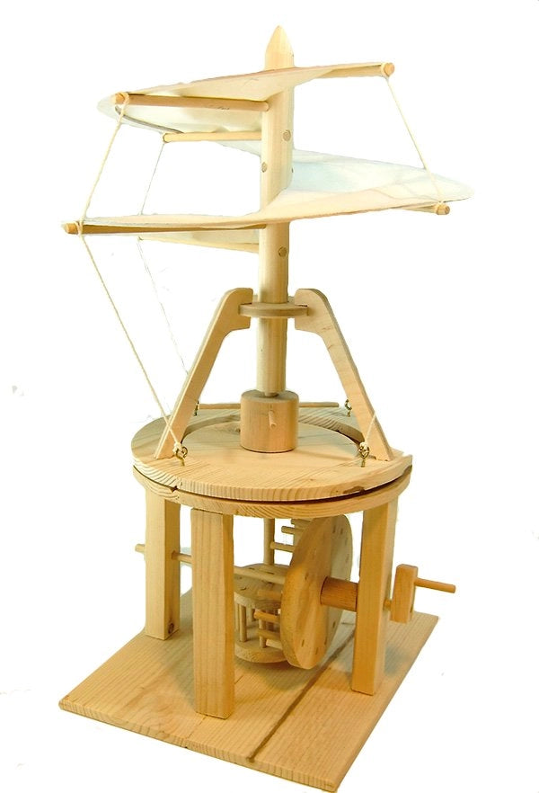 Da Vinci Helicopter Wooden Kit
