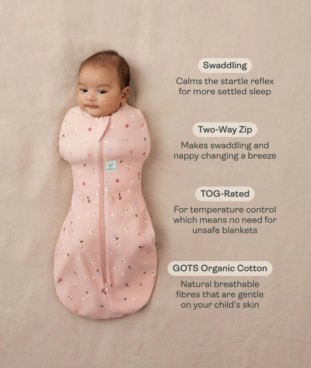 ErgoPouch Cocoon Swaddle Bag 3.5 tog Daisies