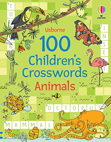 Usborne 100 Children’s Crosswords - Animals