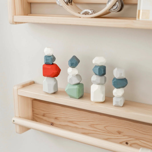 Mindful and Co Kids Patience Pebbles - Seafoam